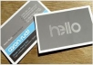 I will your personal unquie BUSINESS card designer in all formats just