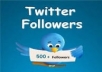 I will give you 500+ real looking twitter followers within 24 hours!