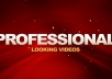 I will make this professional looking HD video with your text and images in 24 hours or less.....