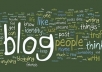 I will create A Macro Niche Based Blog With 5 Unique High Quality Articles only 