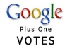 give 25 google plus votes, to any website, blog