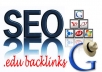 I will create 15 dofollow profile backlinks from edu and gov domains then I will try to get them indexed in google @!@