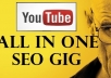 I will give 1000+ Manual+Automated backlinks for youtube video....