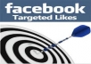 give You, Real Human Verified 1200+ Target Country Facebook Likes for your any Fanpage only 
