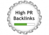 do 2 PR6, 8 PR5, 10 PR4 10 PR3 High PR blog comments manually
