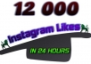 send you 12000 Instagram Likes in less than 24 hours...!!!!
