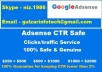 provide 45 CTR Safe Adsense clicks