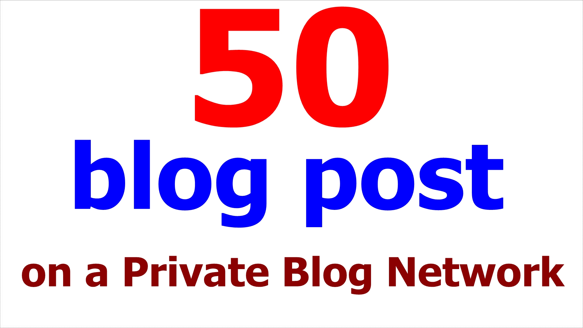 Boost Your Website Ranking with 50 blog post on a private blog network in 24 hours for $10