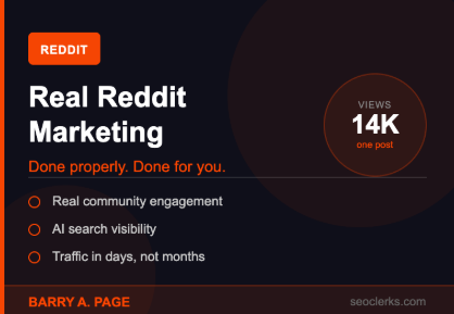 Ai Visibility With Real Reddit Community Traffic 