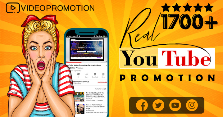 ⭐Active Youtube promotion for your video