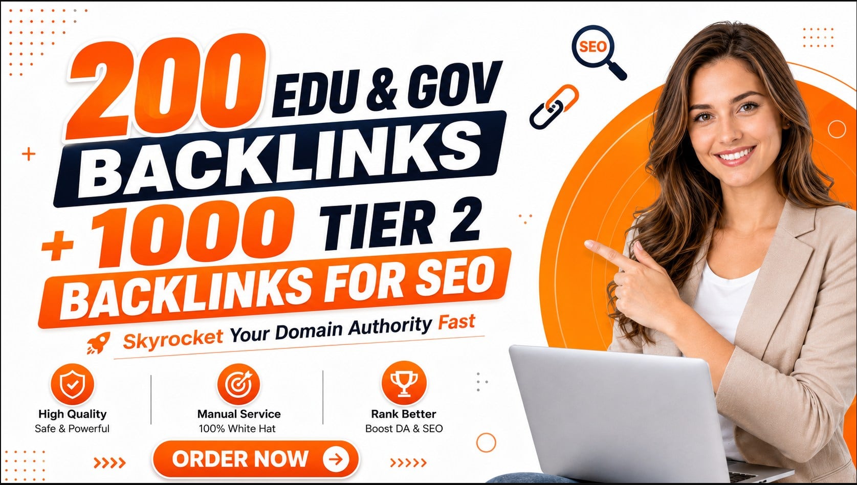 GET 200 Authority EDU GOV Links + 1000 Tier 2 Backlin...