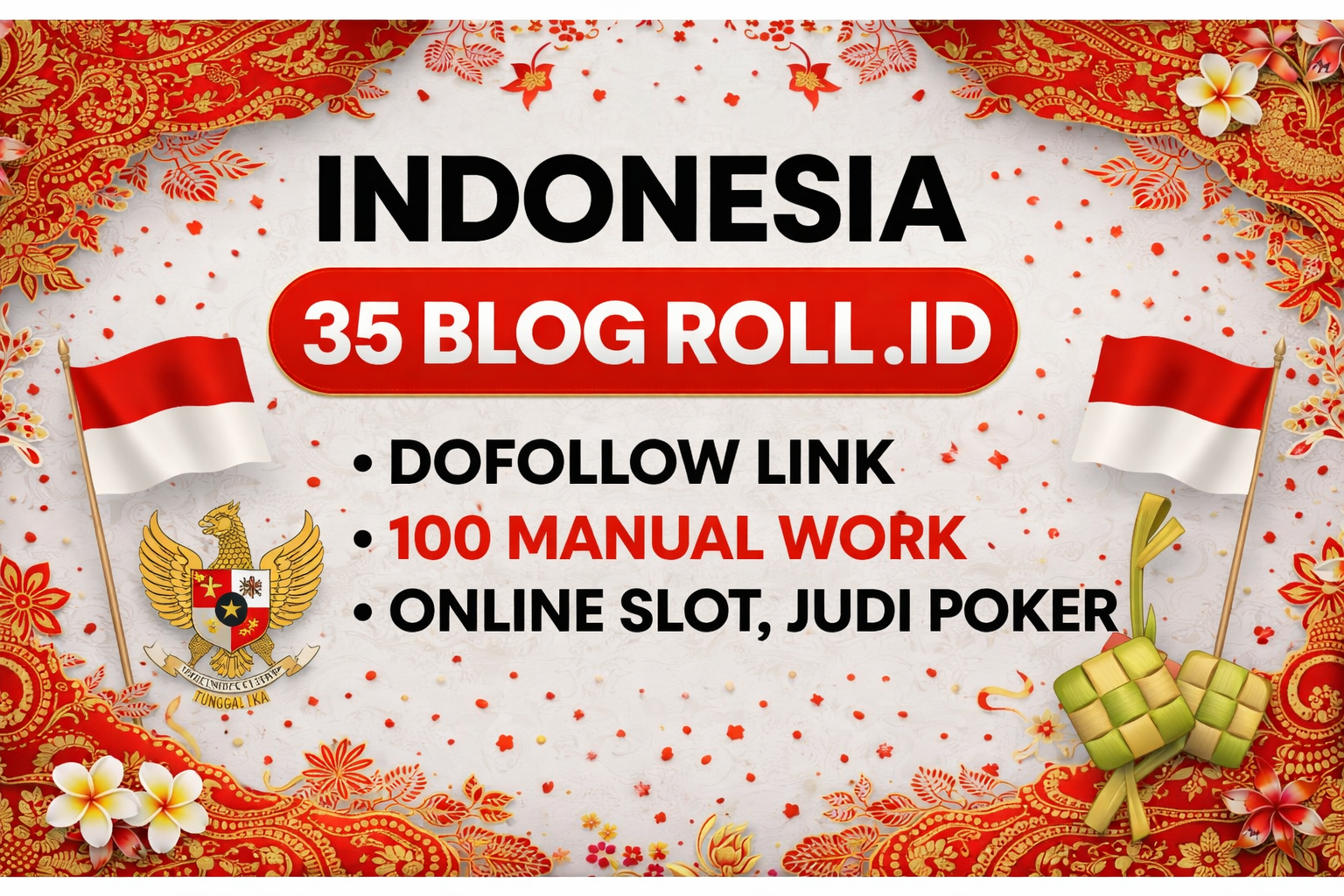 30 BLOG ROLL Premium. id Homepage Indonesian PBNs Backlinks