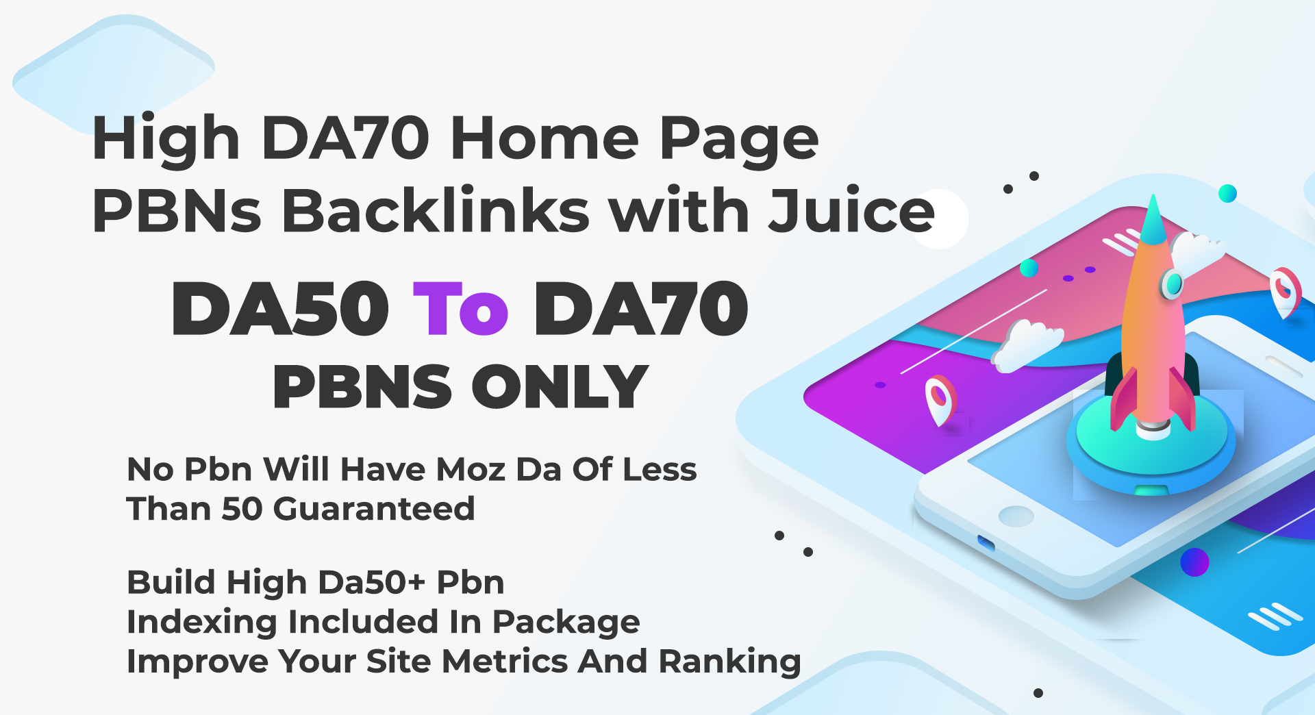 Create 7 DA50+ To DA80 Home Page Aged PBNs Backlinks - Improve Site Metrics With Ranking