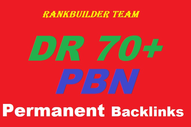 You will get 2 DR70+ PBN backlinks for Rank Fast on Google 