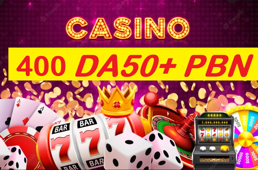 Dominate Ranking with 500 DR & DA70-DA50+ Niche PBN Casino, Gambling, Poker, Judi Related Backlinks