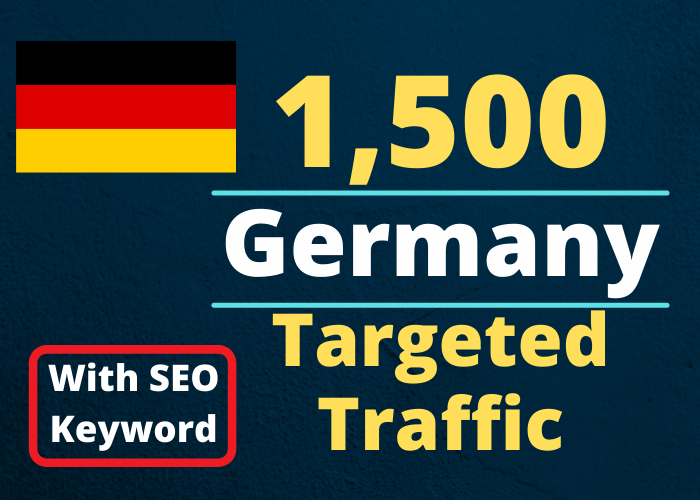 Provide You 1500 GERMANY Country Targeted Traffic