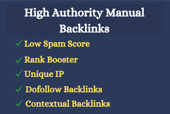 Create Manual High Authority DA, PA,TF 100 Do-follow Back-links to Improve your SREP
