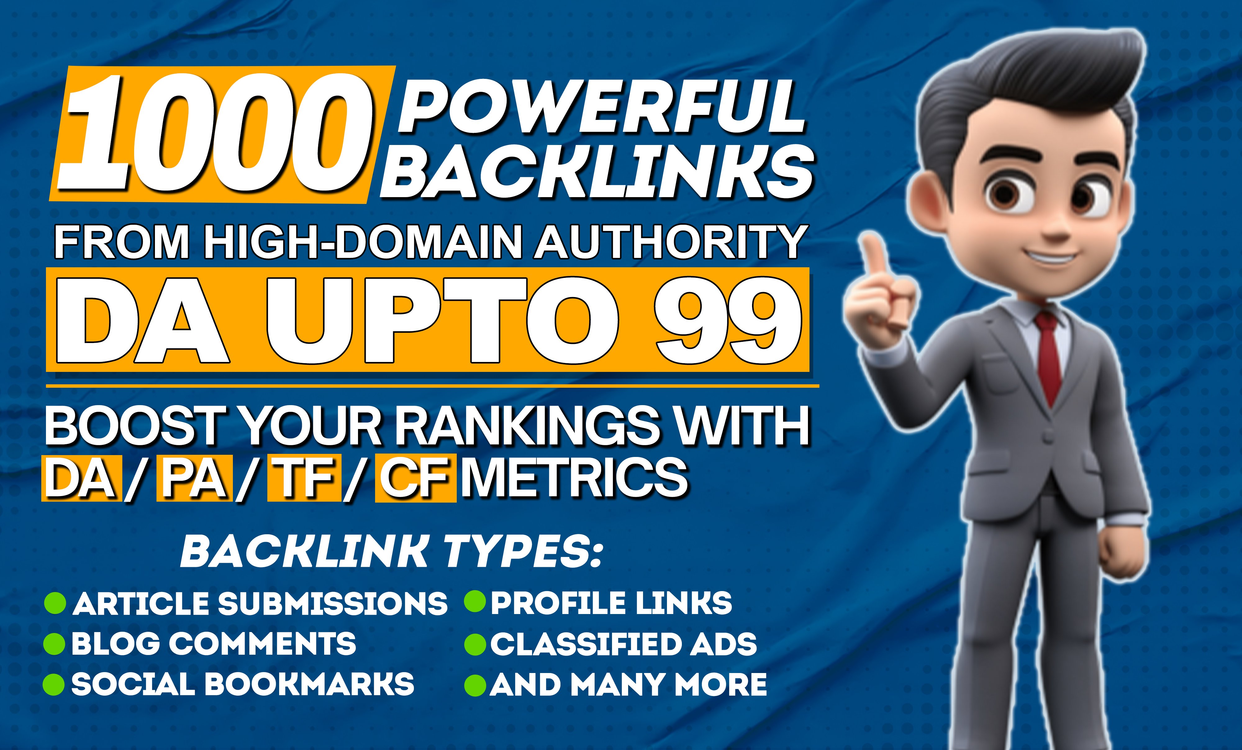 Boost Your SEO Power with All in one 1000 High-Author...
