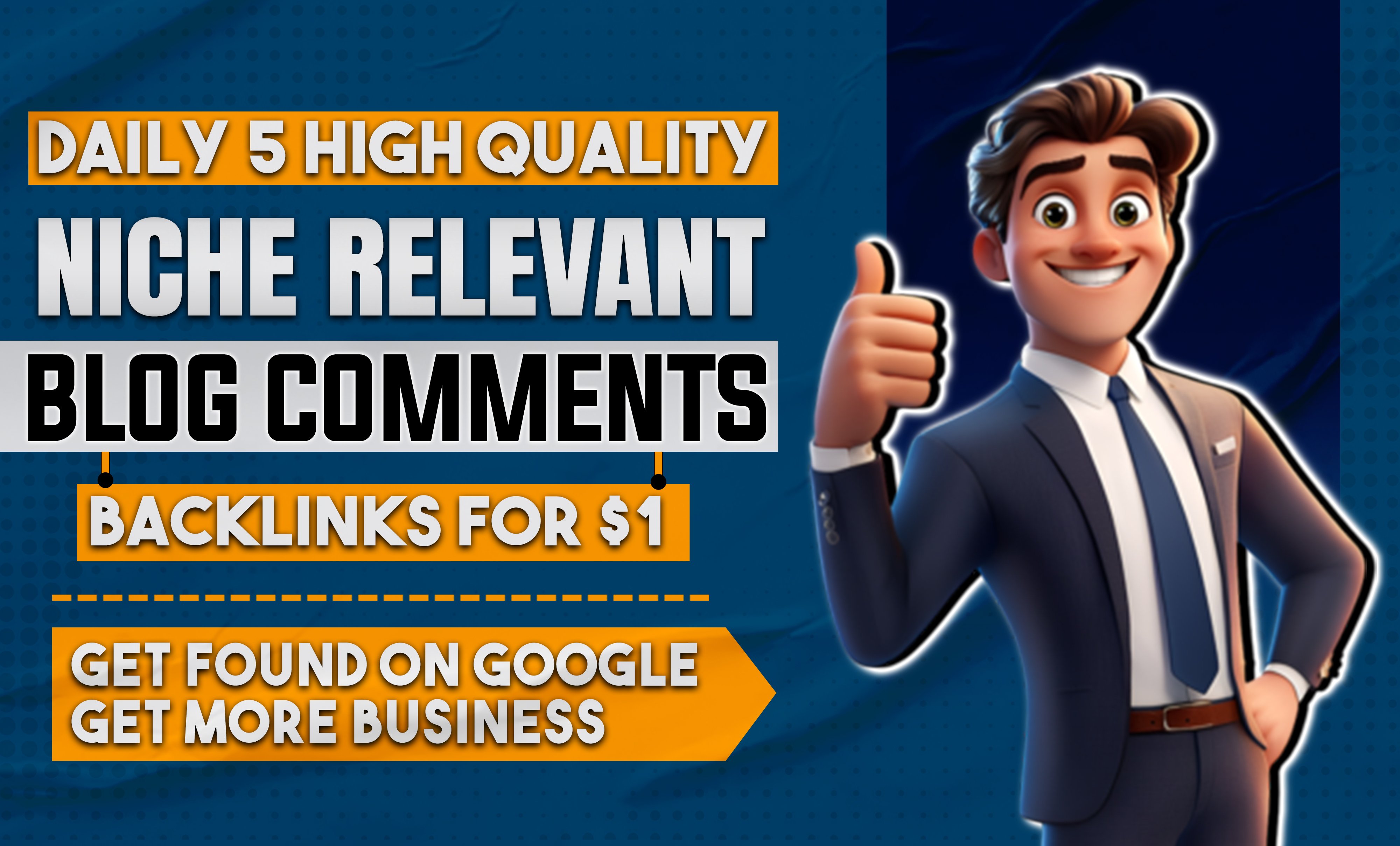 Provide daily 5 high Quality Niche relevant blog comm...