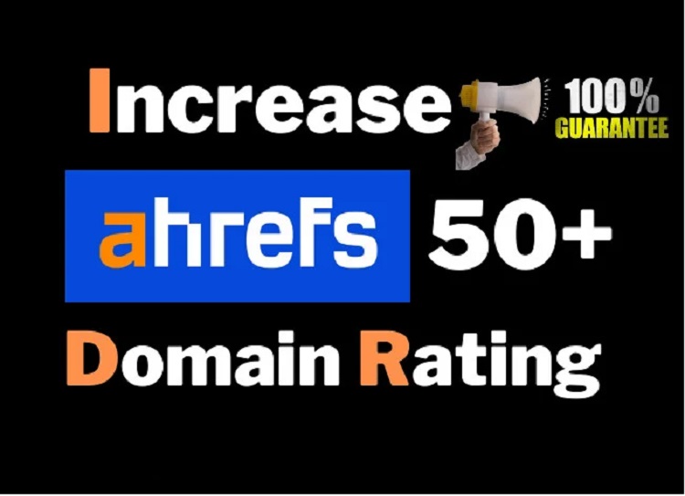 Increase Website Domain Rating Ahrefs DR 50 Plus