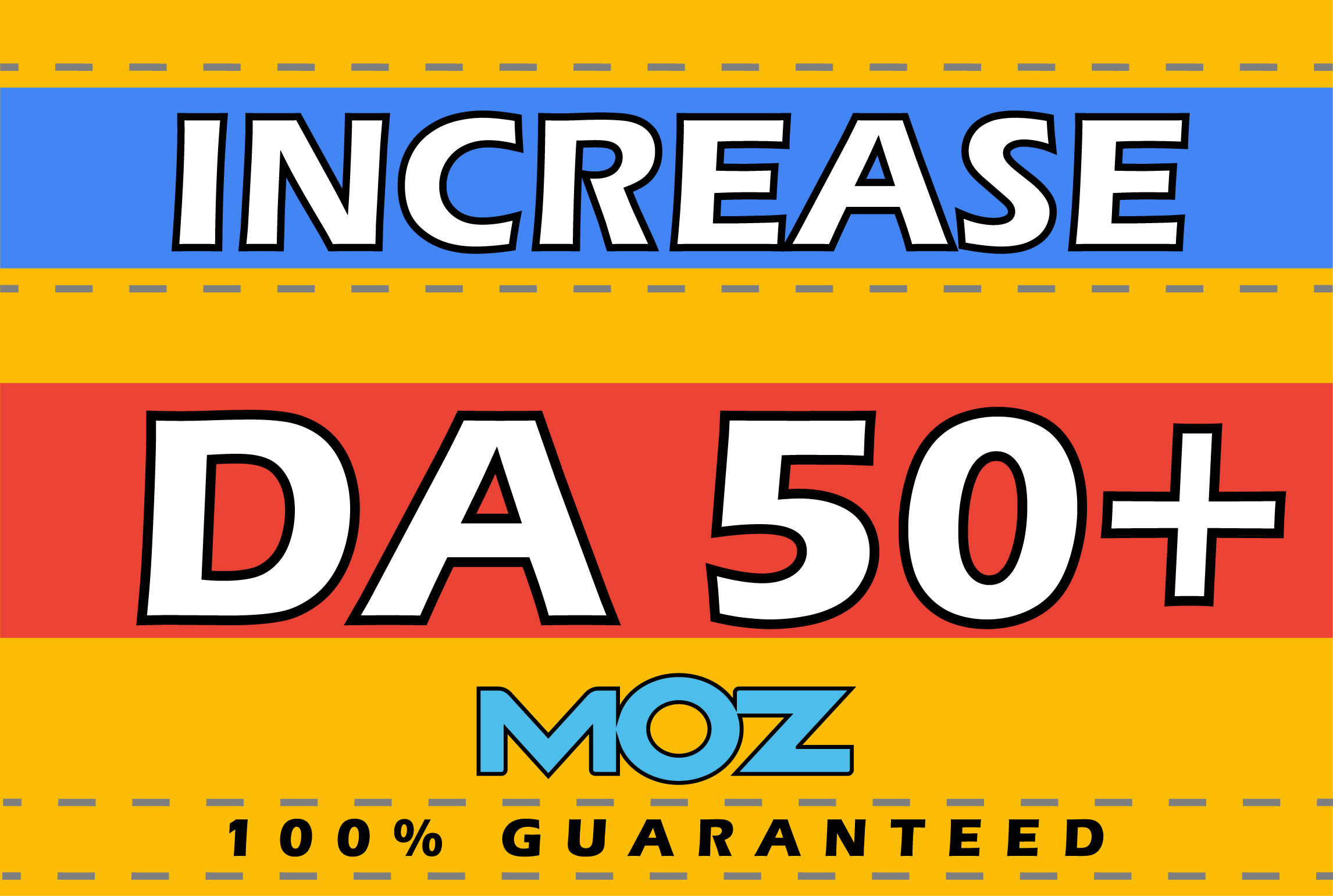 I will increase moz rating domain authority DA 50 plus