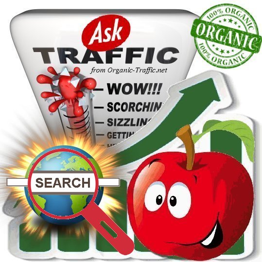 Organic search traffic from Ask.com with your Keyword