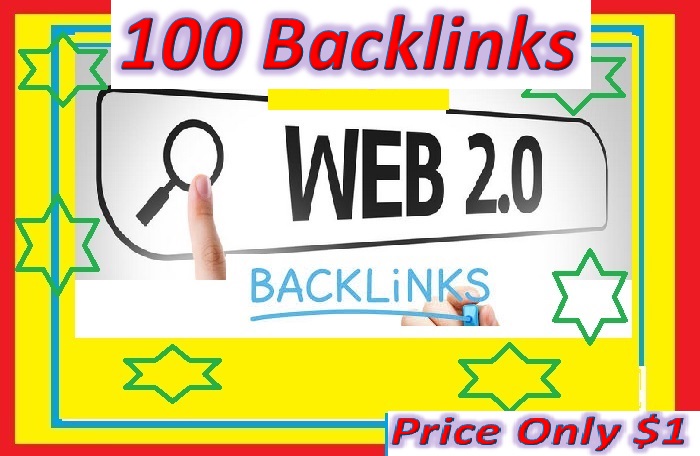 Will Provide 100 Web 2.0 blogs backlinks for your websites