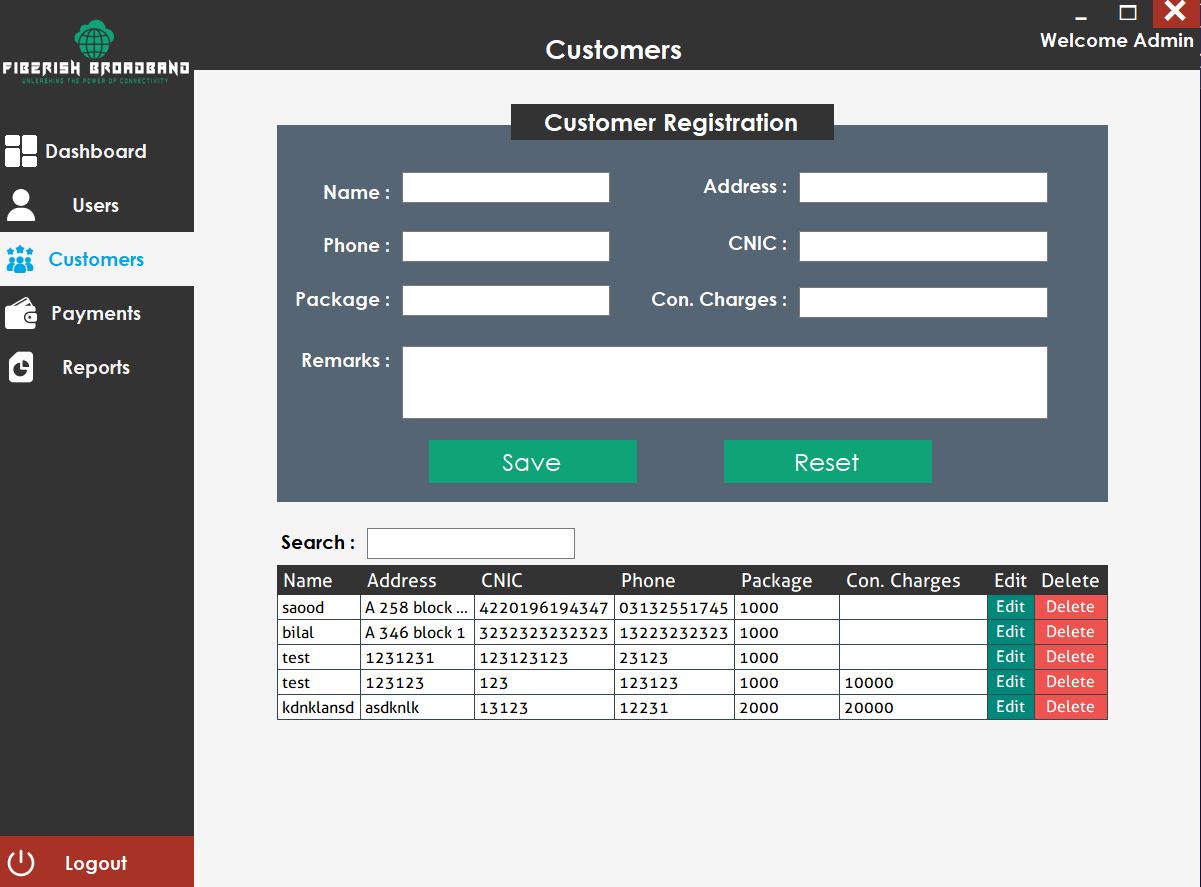 software to manage customers for monthly payments