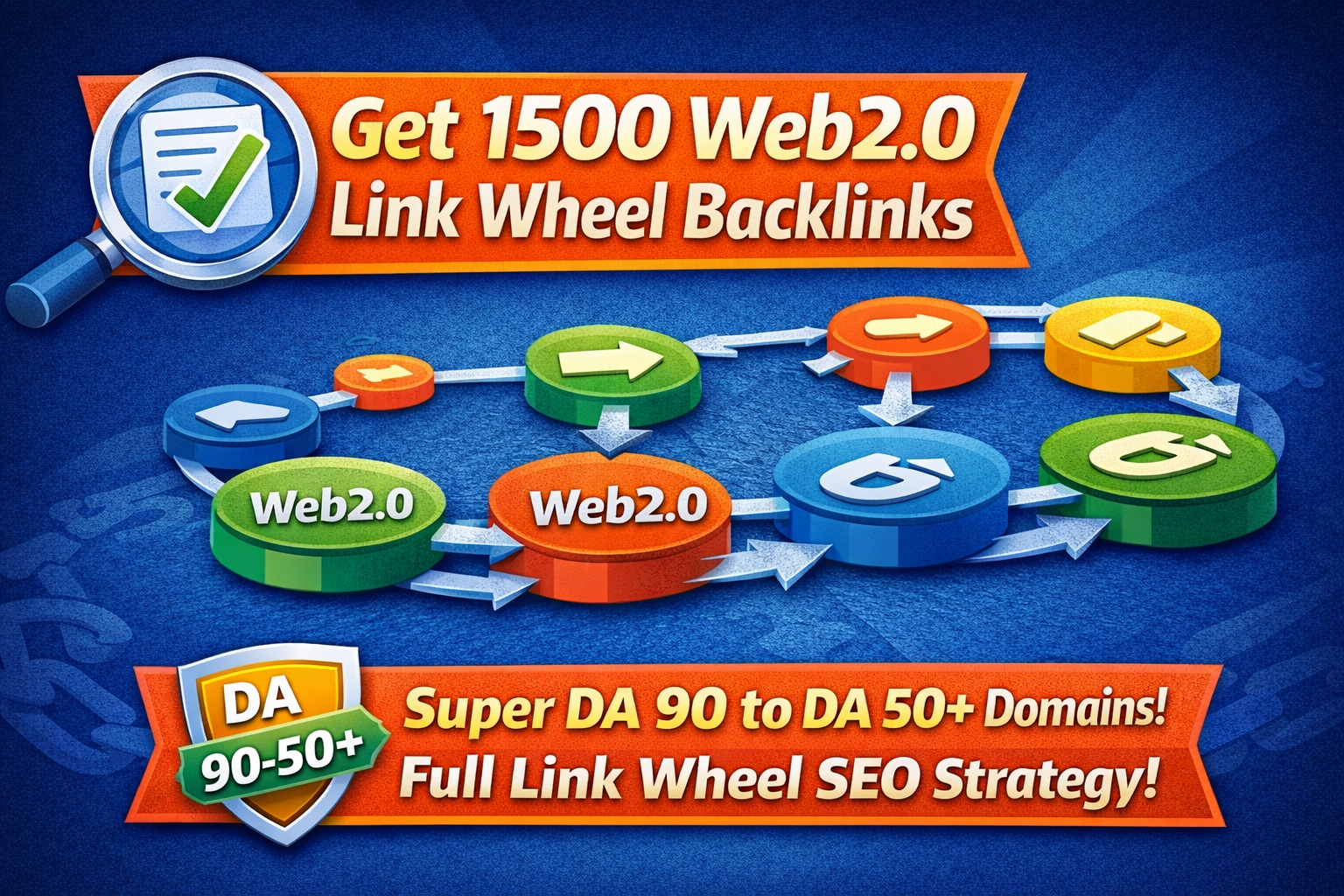 Get Super DA 90 to DA 50 Web2.0 1500 full link wheel ...