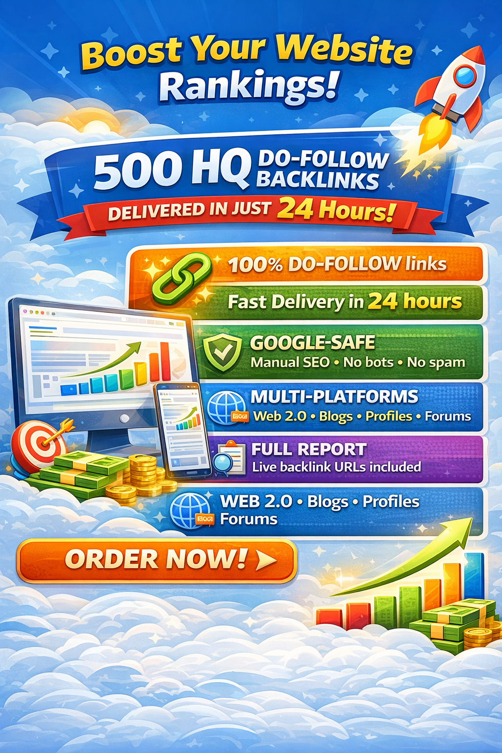 500 HQ DO FOLLOW BACKLINKS Delivered in Just 24 Hours