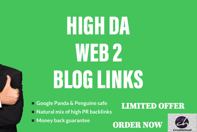 10+ High PR Web 2 Blog Links With unique article only
