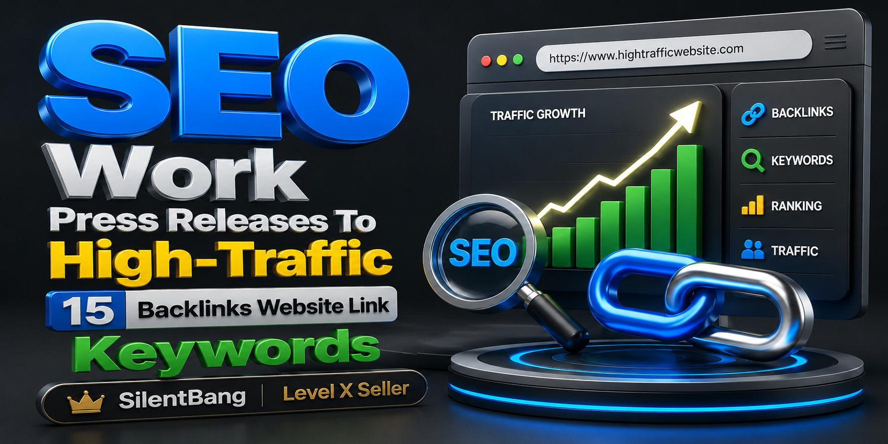 SEO Work Press Releases To High-Traffic 15 Backlinks ...