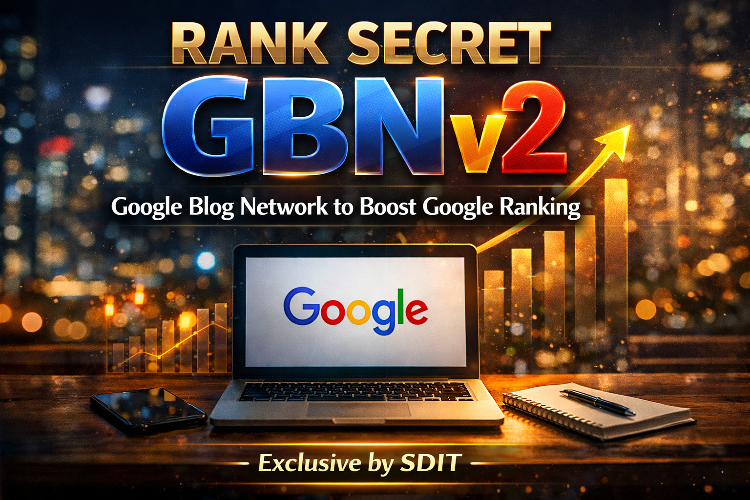 Rank Secret GBN v2 Google Blog Network to Boost Google Ranking