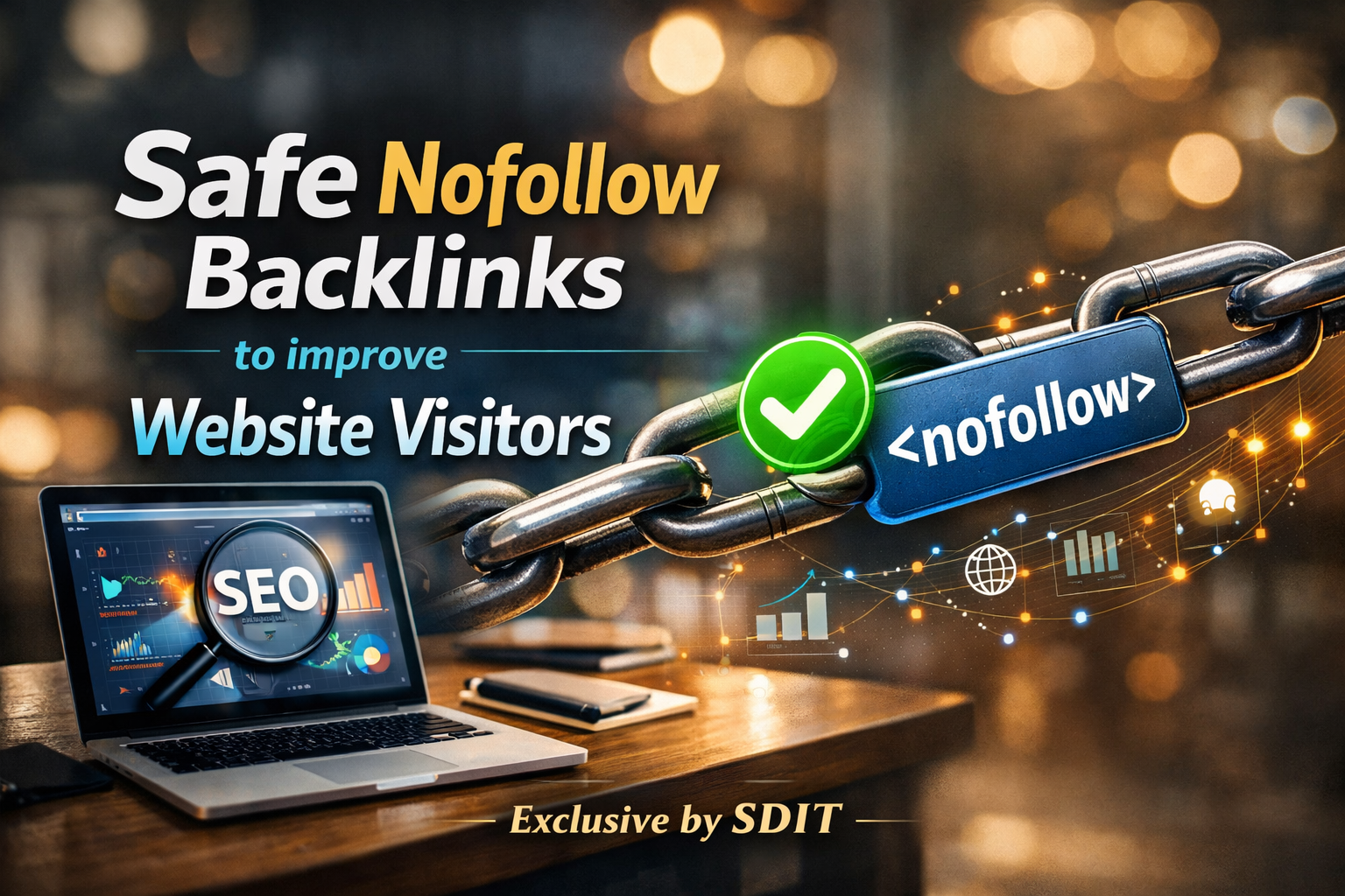 Safe 100 Nofollow Backlinks to improve Website Visitors