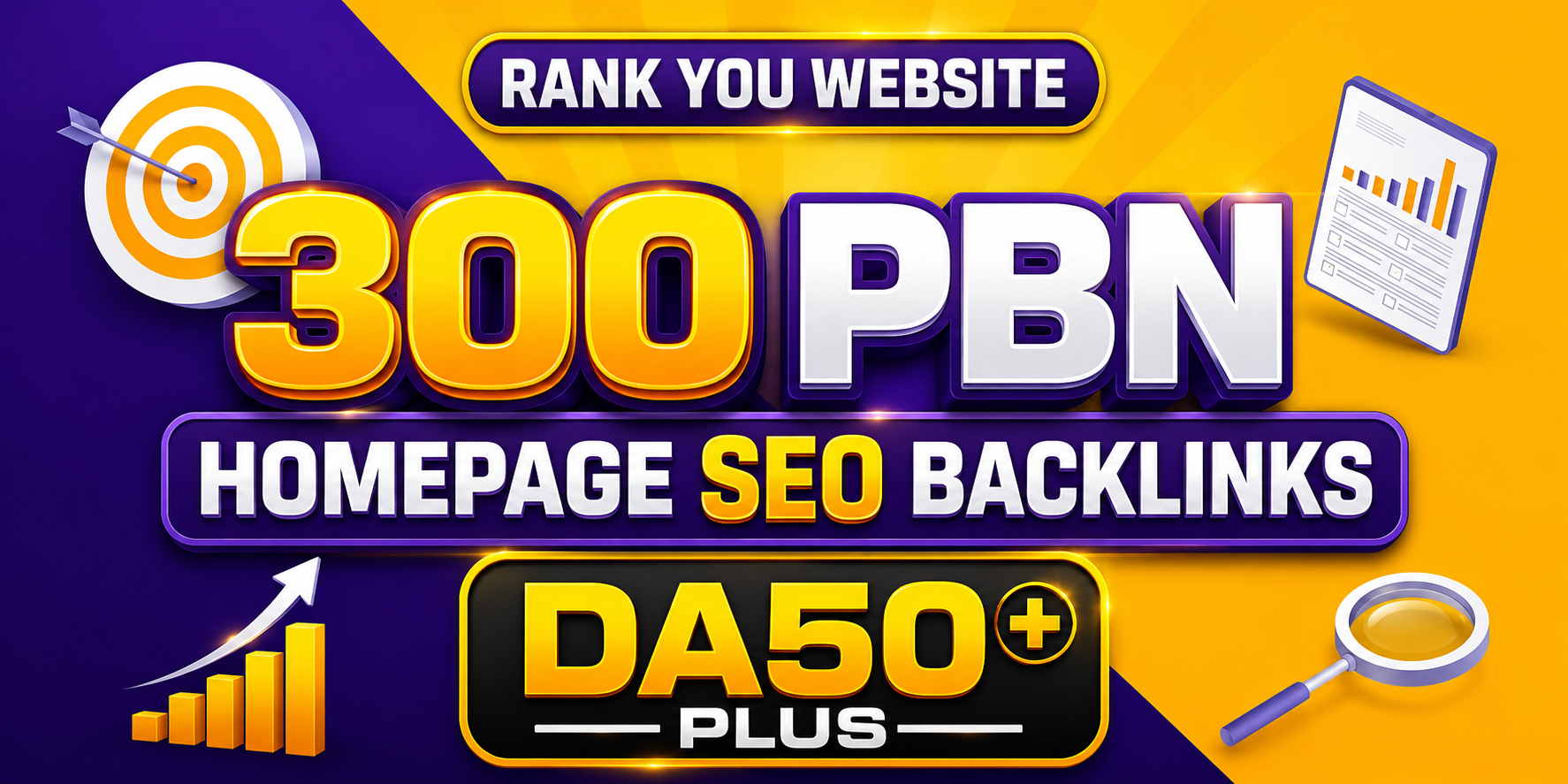 Permanent 300 Quality DA50+ SEO contextual Backlinks to Boost Website Ranking