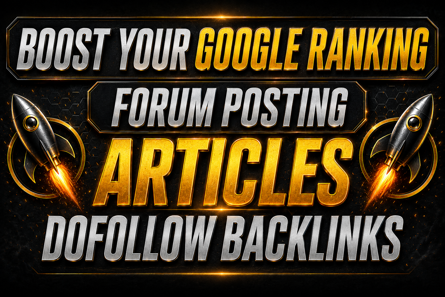 I will do unique forum posting articles high quality SEO backlinks