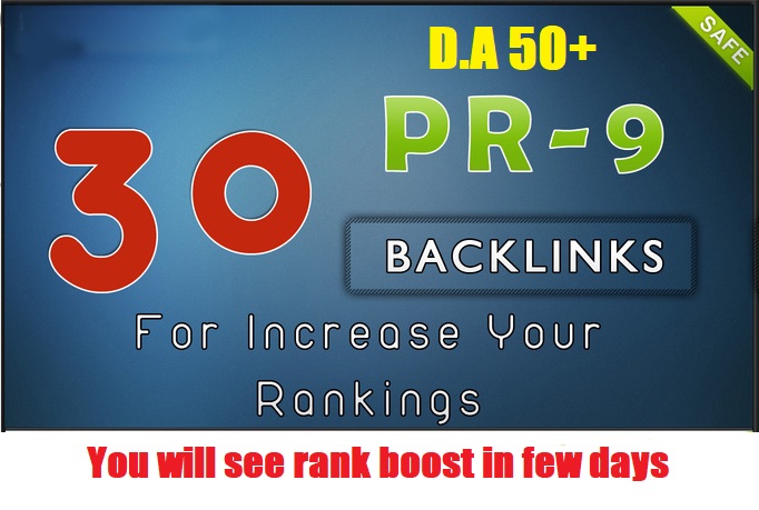 30 DA 50+ Powerful Backlinks to Boost your rank