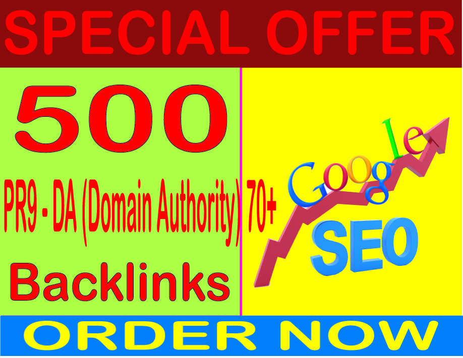 Top SEO Service - Boost Site Alexa Rank with 500 PR9- DA 70+ backlinks