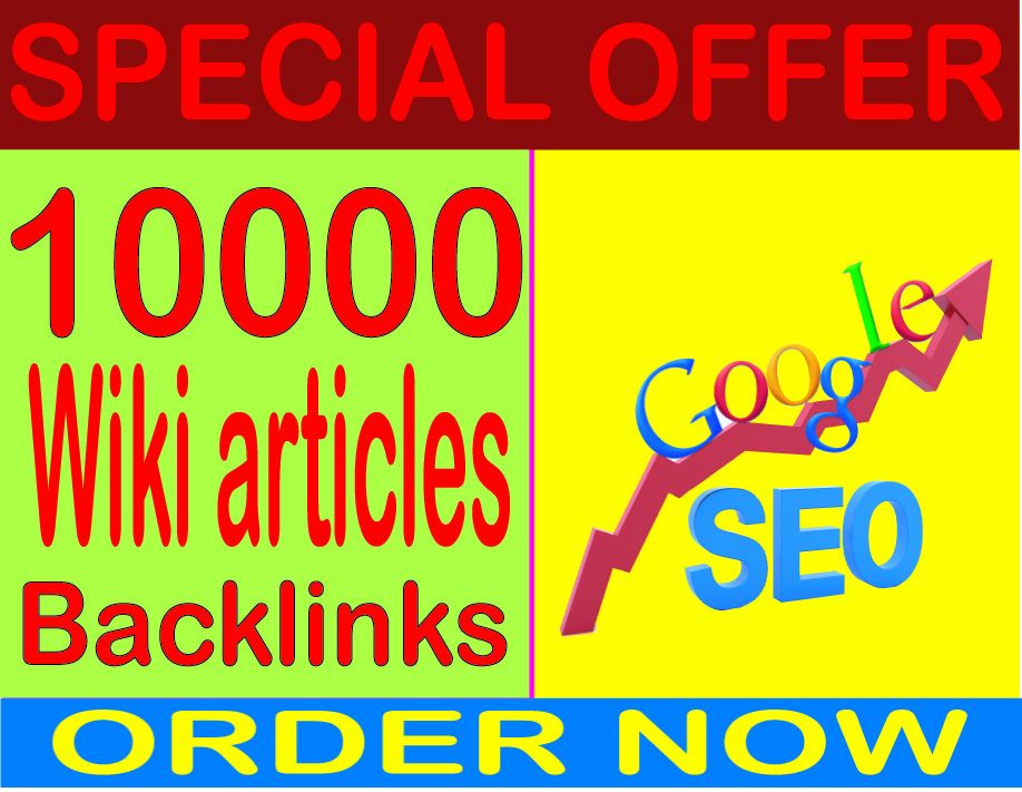 Top SEO Service - Boost Site Alexa Rank with 10000 Wiki Articles backlinks