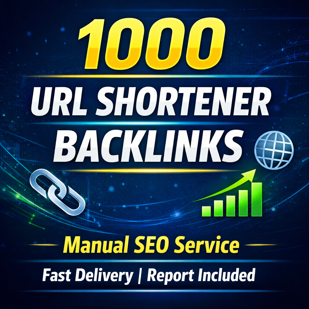 build manual 1000 URL shortener backlinks for Google indexing