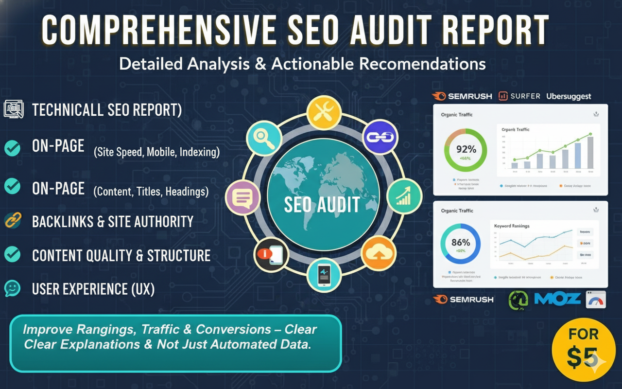 Get a Detailed SEO Audit Report for Your Website