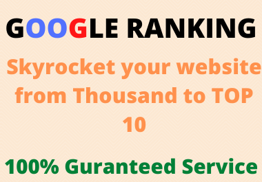 Rank your site TOP in Google in 2 Weeks