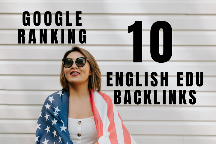 10 English EDU GOV Backlinks for Google Ranking