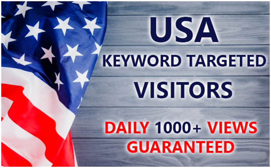 6000 PREMIUM Low Bounce Rate REAL USA traffic, +2 min stay time guaranteed