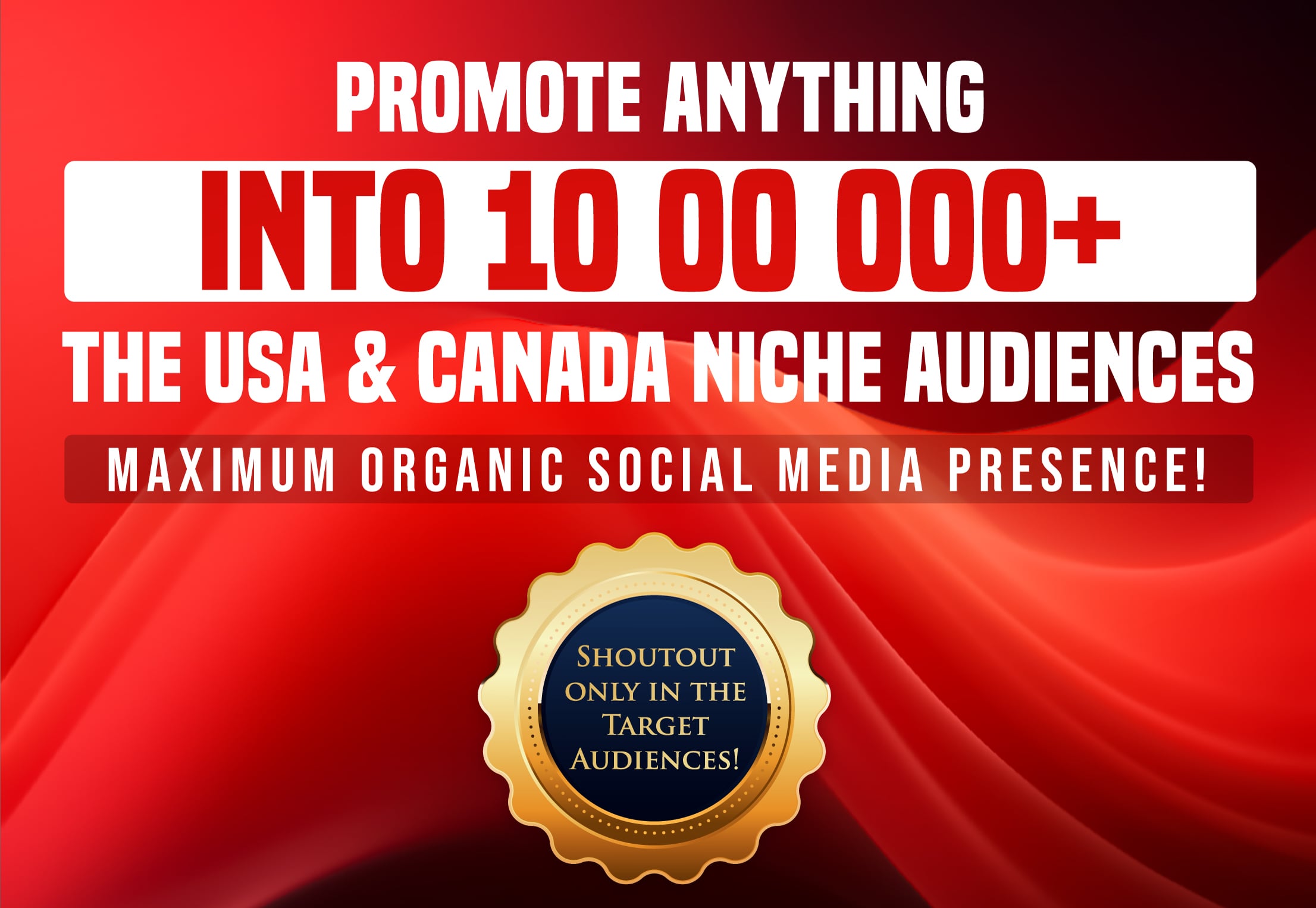 Promote Anything into 10 00 000 The USA and Canada Ni...