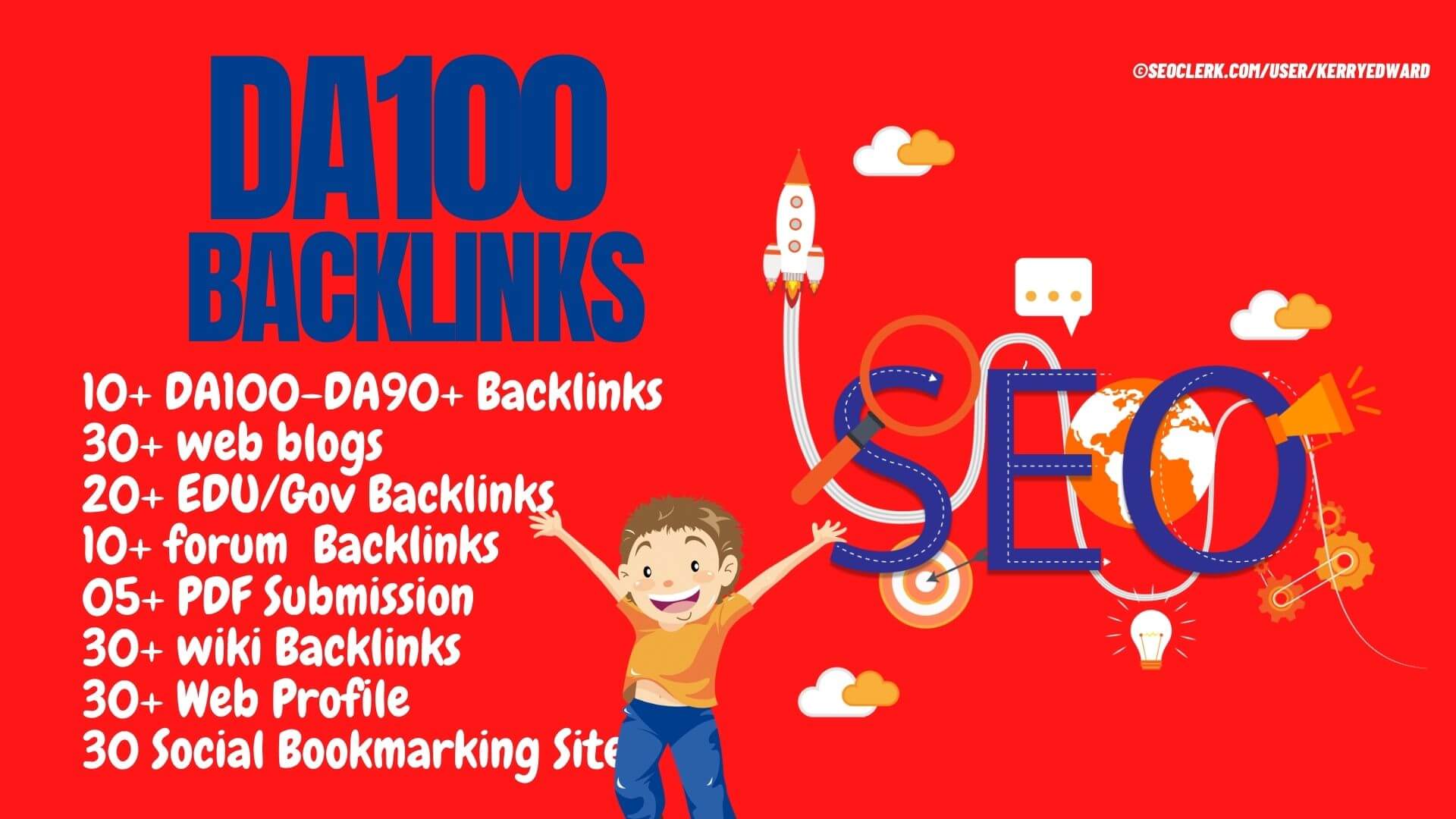 PR10 Backlinks 60 Web, 20 Edu/Gov, 30 Wiki, 30 Web...