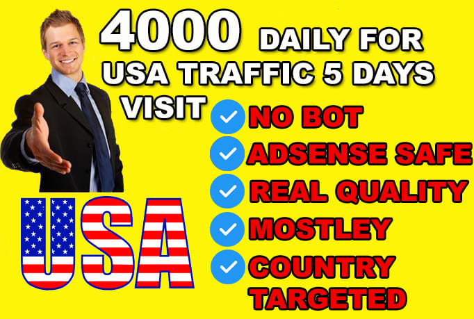 Send REAL USA Website Traffic from Google Search