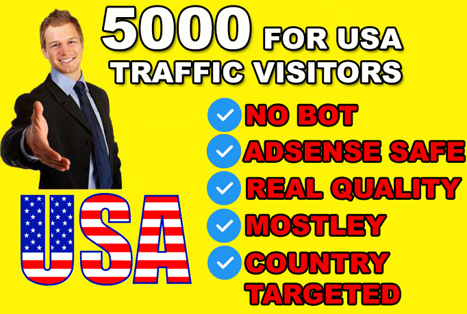 5000 REAL USA Visitors in 48 Hours | High Quality Targeted Traffic | Boost SEO & Ranking