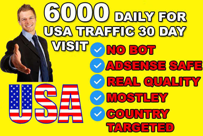 drive UNLIMITED daily real traffic to your website for 30 Days