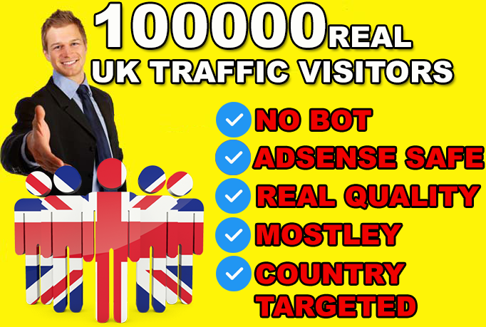 Send Real UK Targeted Traffic to Your Website &ndash; Improve SEO, CTR & Rankings Fast